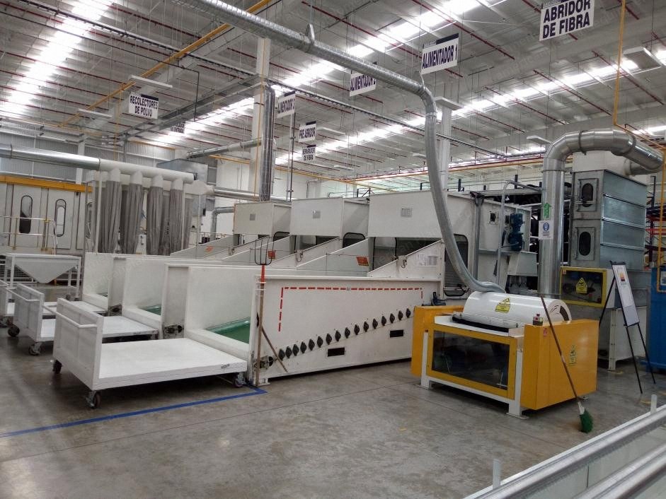 NovaStar, FP193, New, 4 Hopper Blending Line, Bale Opener Width 2000mm, Capacity 400 kg/h