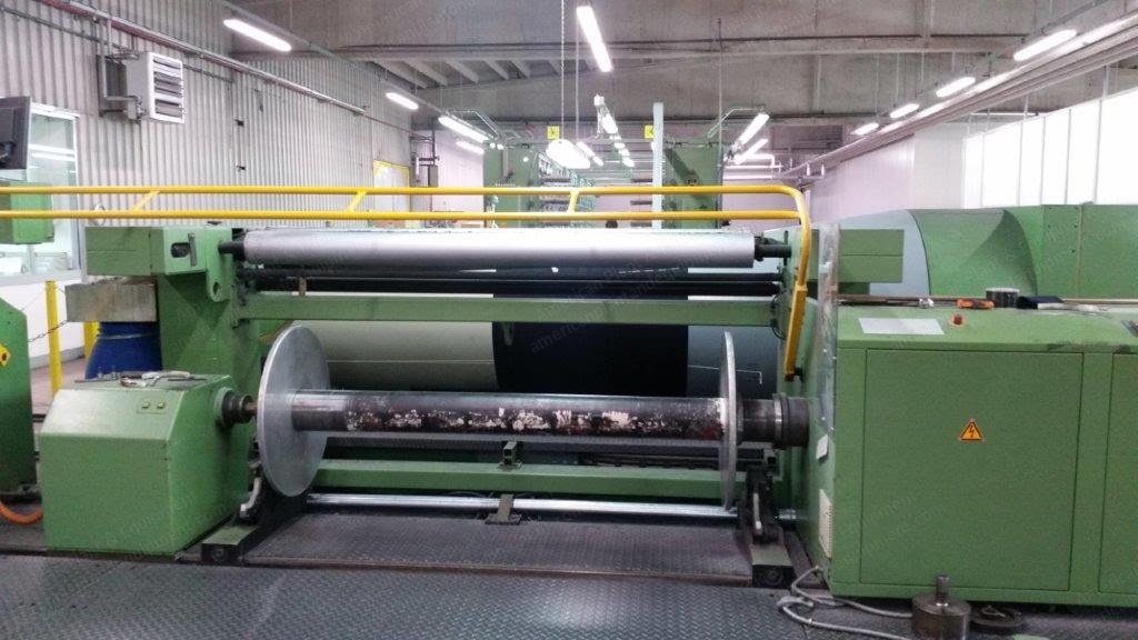 Karl Mayer, Band-O-Matic, 1996, Sectional Warping Machine, Width 2200mm, Cone Ratio 1/5, 640 Positions Creel