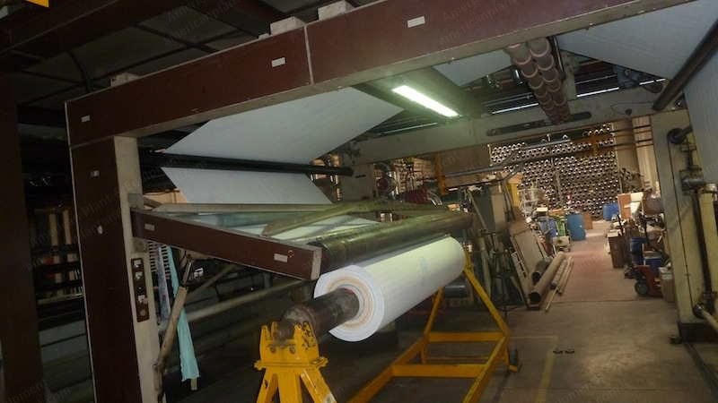 Reggiani, 1980, Flat Bed Printing Machine, 3200mm Width, 10 Colors, 44m Table Length