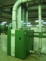 Rieter, B50 R, 1994, Waste Removal Piping, Grid with Mote Knives