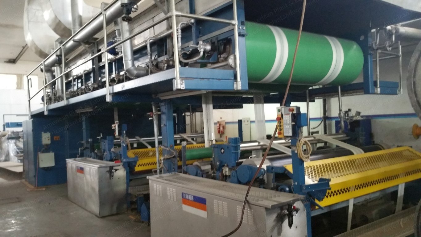 Benninger, Zell, 2004, Sizing Machine with Direct Warpers, 4100mm Width, 1088 Cone Positions Creel