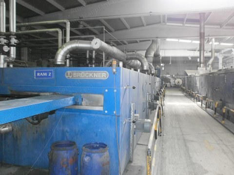 Bruckner Tenter, 2200mm, 7 Chambers, Year 2001, Oil Heated, Pin and Clip