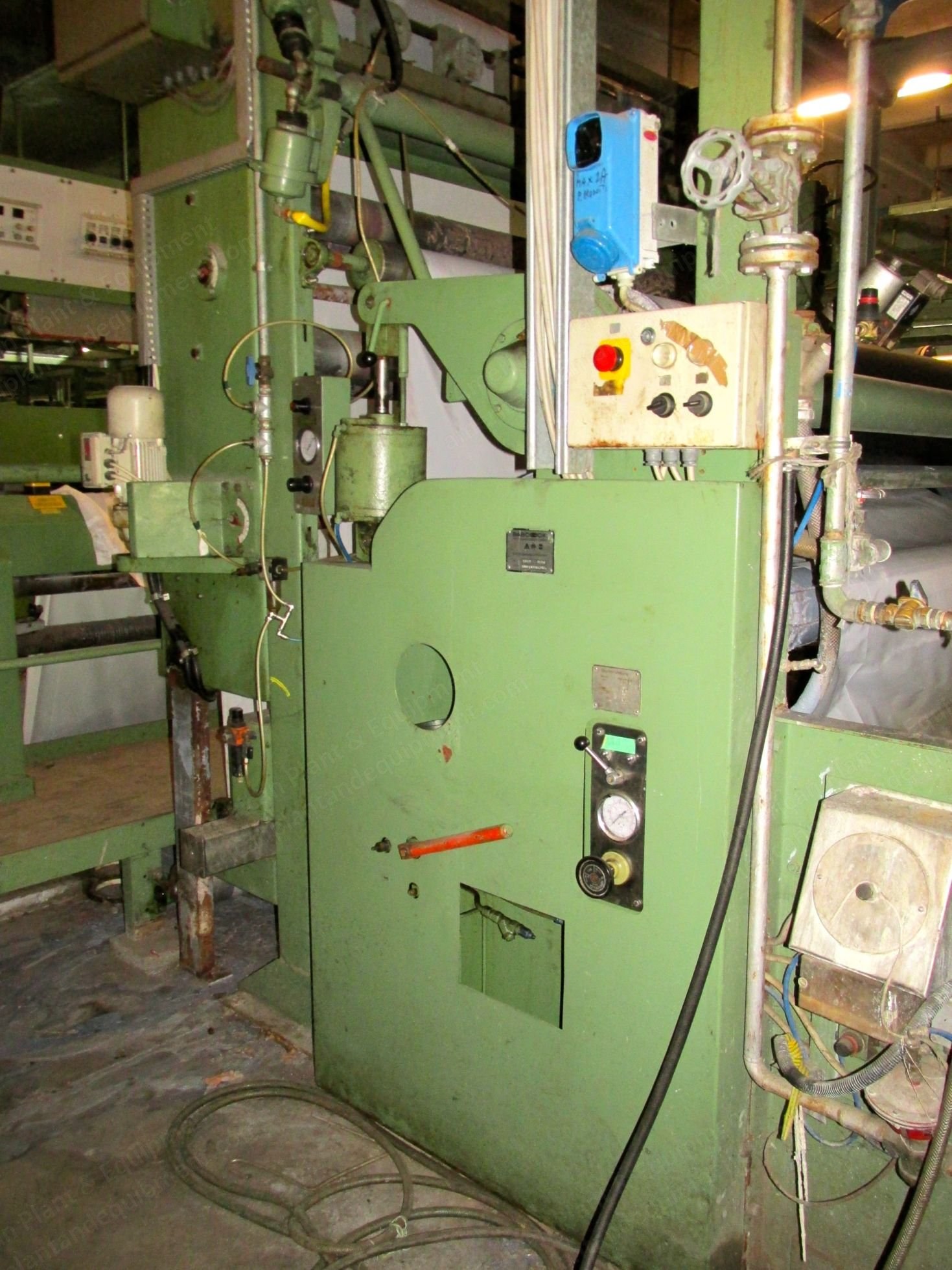 Babcock, 5000, 1992, 2000mm Working Width, 8 Chambers, Gas Heated, with Mahlo Weftstraightener