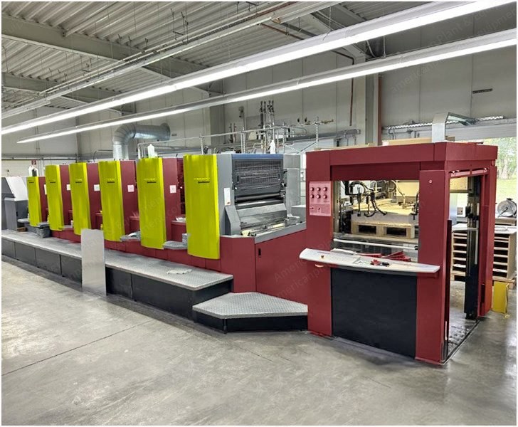 Heidelberg, CD 102-5LX, 2016, 720x1020mm, 5 Colors, Coater