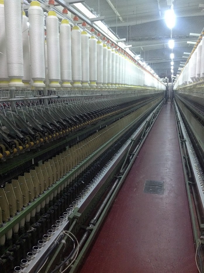 Rieter, G5/11, 1991, Ring Spinning Frame, 1008 Spindles, 70mm Gauge, 42mm Ring Diameter, Linked with Savio Espero Winder