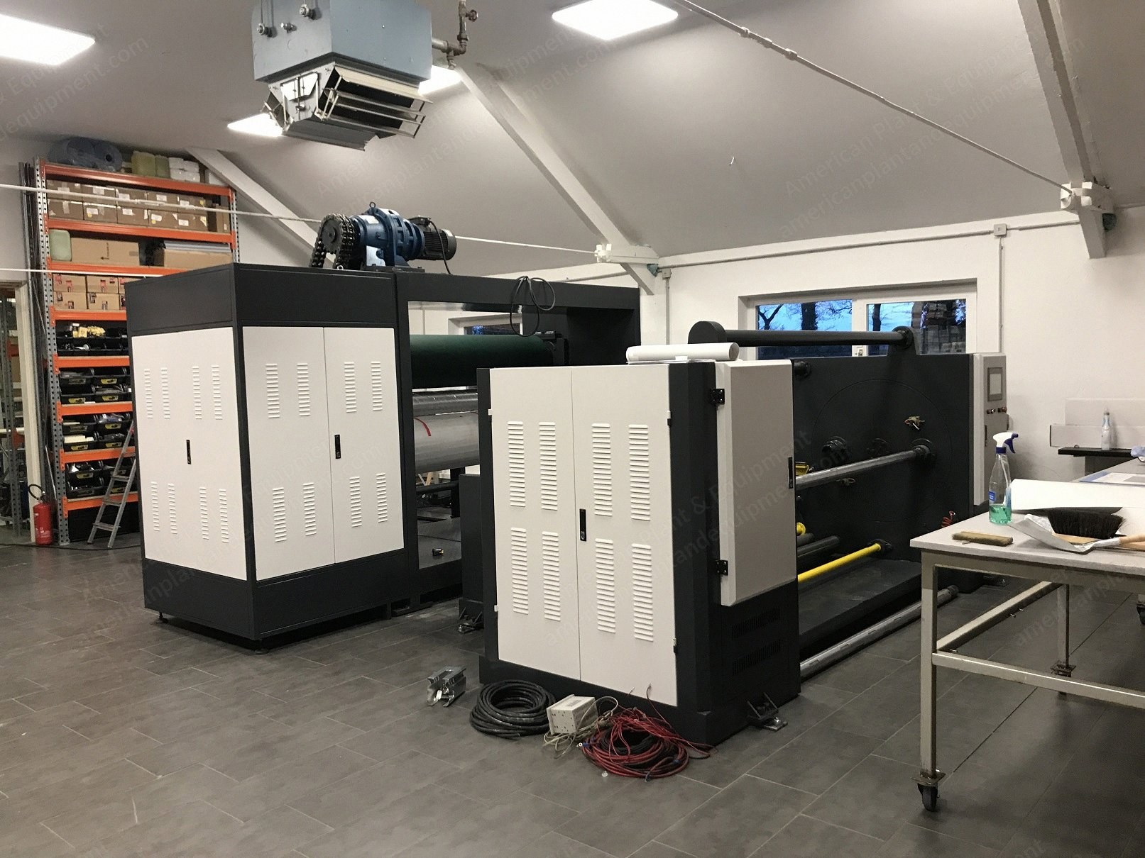 Kusters, 412.40-1800, 1992, Embossing Calenders, 1830mm to 2000mm Working Width, 3-Roll