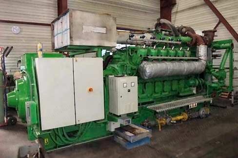 Jenbacher, 612 GSC01, 1998, 1500 kW, 50Hz, 400/230V, with Stamford Alternator