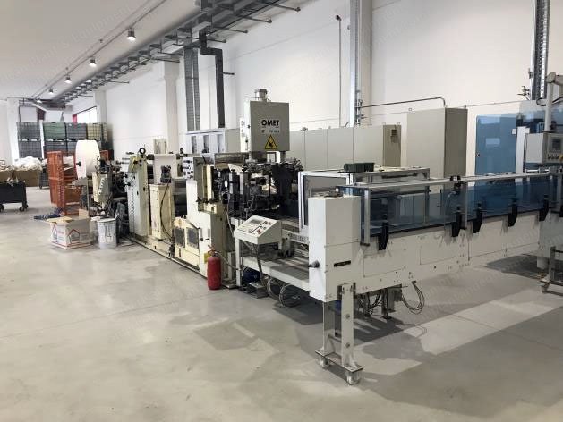 Omet, TV503, 1999, 380x380mm Header, 2 Colors, 850 m/min, with CPS 802 Wrapper