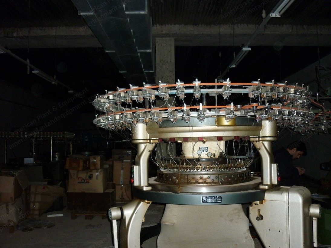 Karl Mayer, IHLG, 30" Diameter, 28 Gauge, 84 Feeds, Interlock Machine