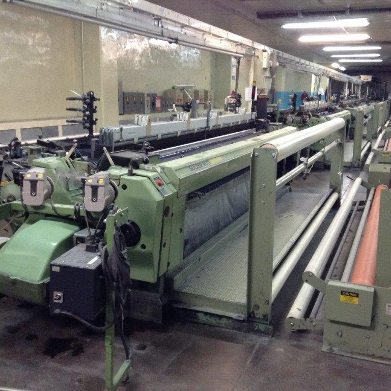 Sulzer, P7100, 1994, 390cm, Cam Motion, 6 Heald Frames, Split Beam
