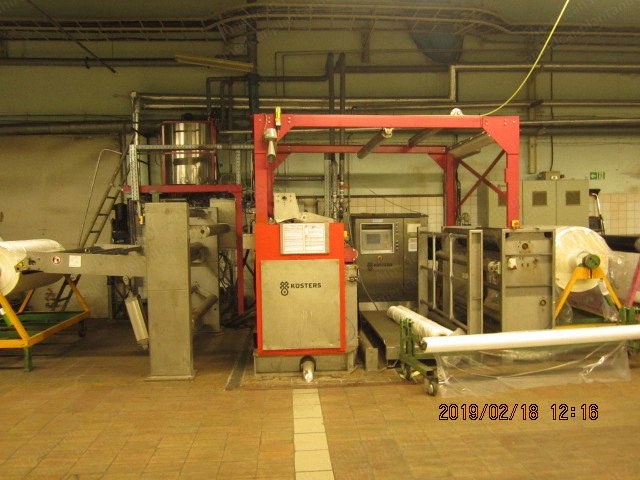 Kusters Foulard, 2005, 1800mm Roll Width, Entry Frame, Controls