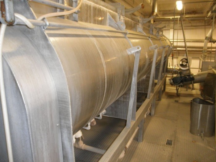 Idaho Steel, Dual-Screw Blancher, 36" x 24', Stainless Steel, Steam Injection