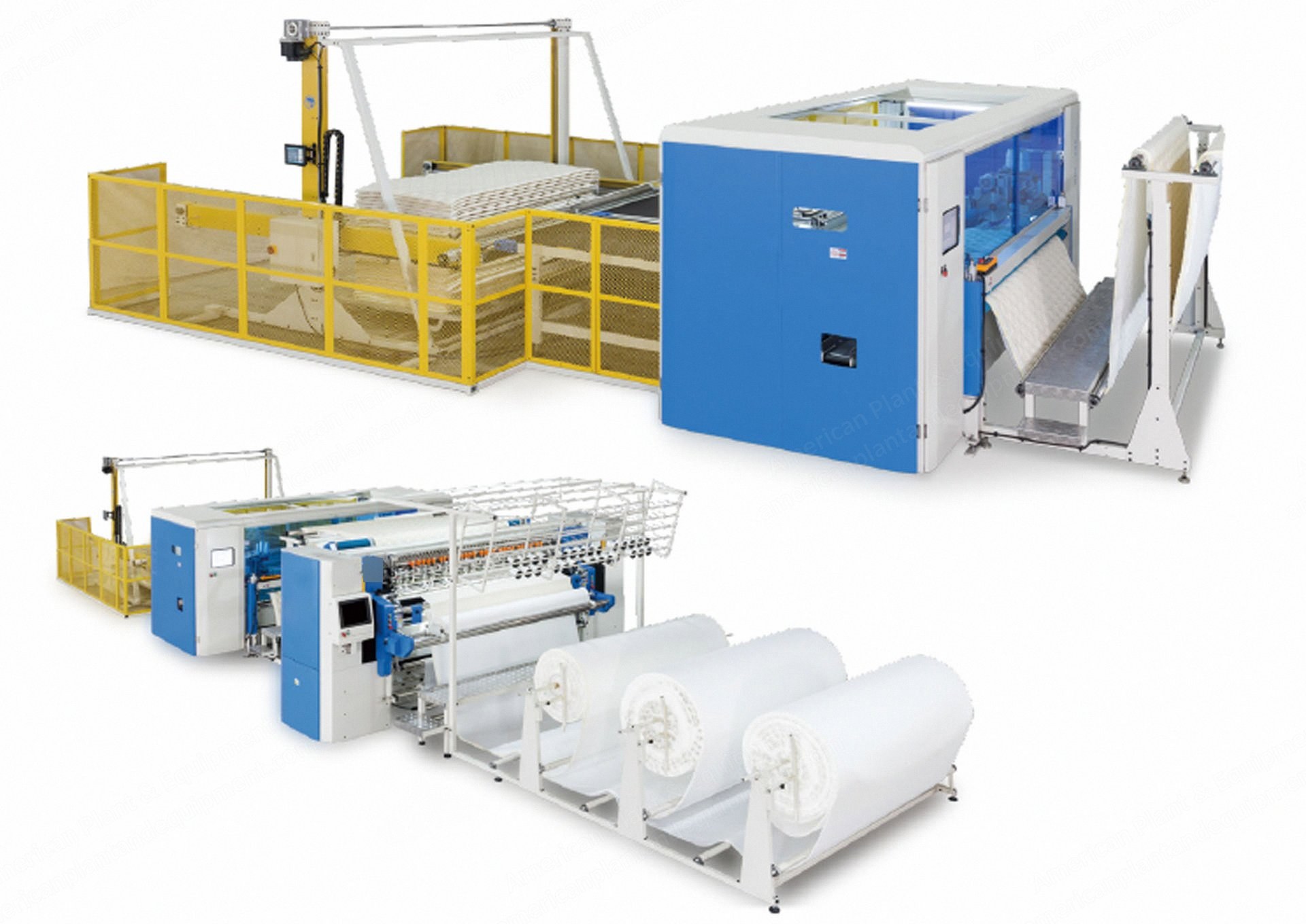 NovaStar, BW175, 2400mm Max Width, 3 Sewing Heads, with Conveyor Machine