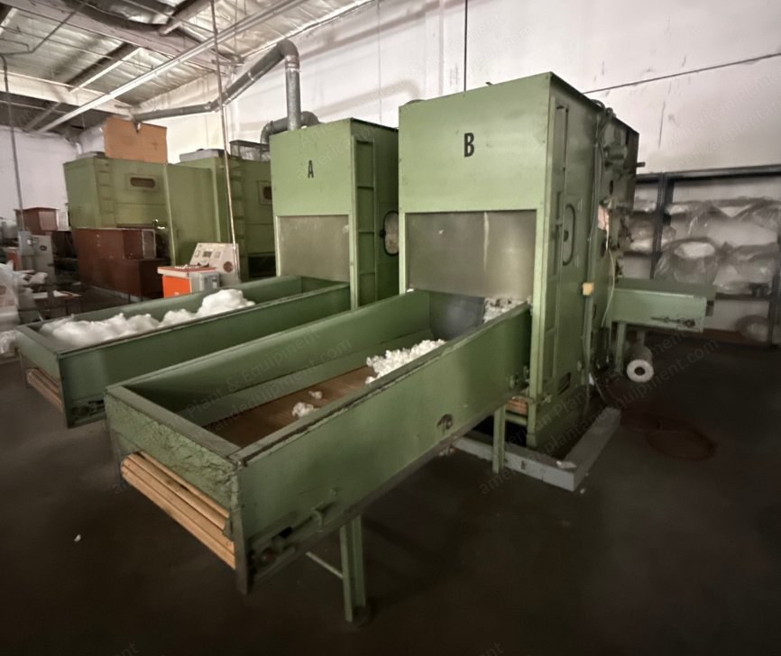 Pillow Filling Line, Fiber Opener, Blender, Blowing System, Conveyors