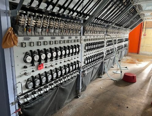 Barmag, EFK-PA Coolflex, 2009, 120 Positions, Single Heater, Automatic Doffer