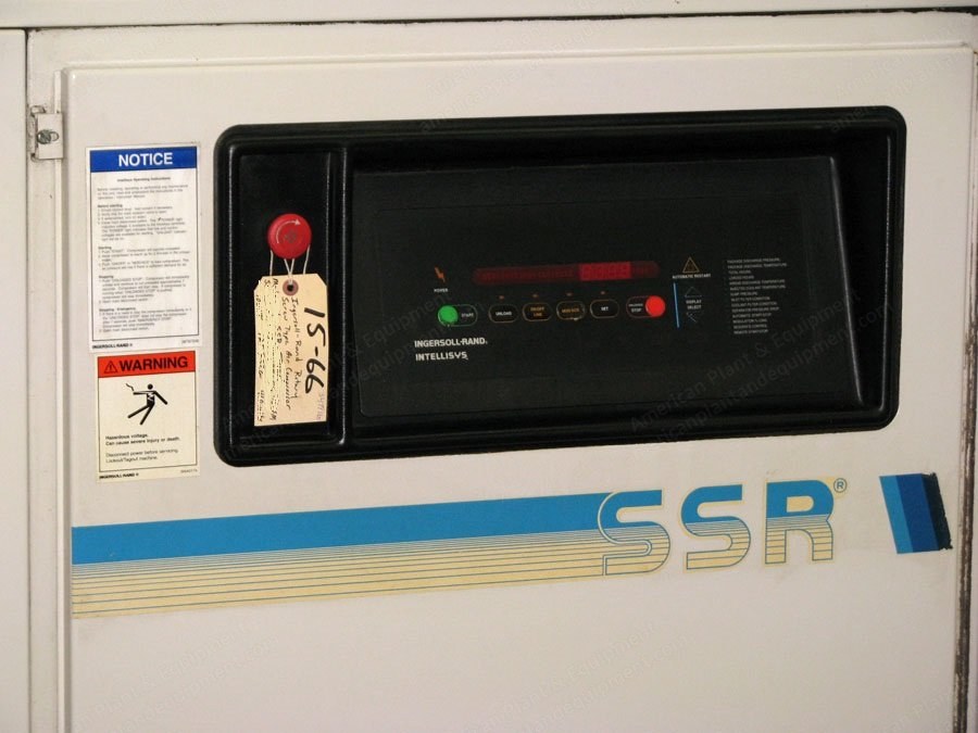 Ingersoll Rand, EP100, 1995, 100HP, 446 CFM, 125 PSI, Rotary Screw Air Compressor