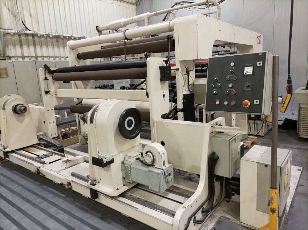 Atlas, OCSE 620R, 1998, Film Cutting Machine, 2200mm Film Width, 600 m/min Speed