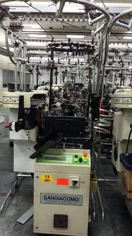 Sangiacomo, Fantasia, 2001 to 2004, Sock Knitting Machines, 3.25" to 3.75" Cylinder Diameter, 108 to 132 Needles