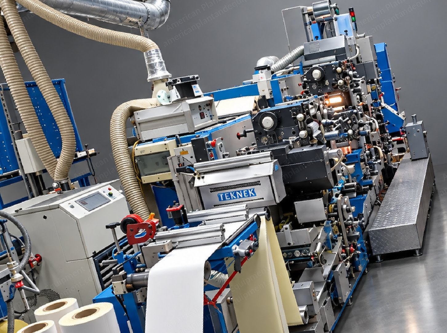 Graficon, R 200, 2005, 9-Color Flexographic Printing Machine, 222mm Max Width