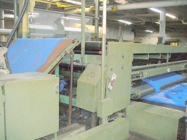 Krupp Spinnbau, Nonwoven Production Line for Blankets, 2030mm Working Width, with Needle Loom