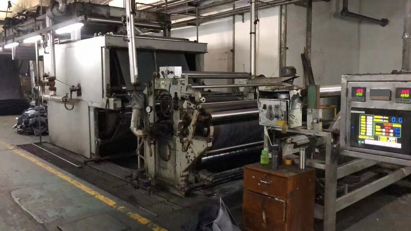 Morrison Sanforizing Machine, 1999, 1800mm Width, 2000mm Cylinder Diameter, 16 Cylinders