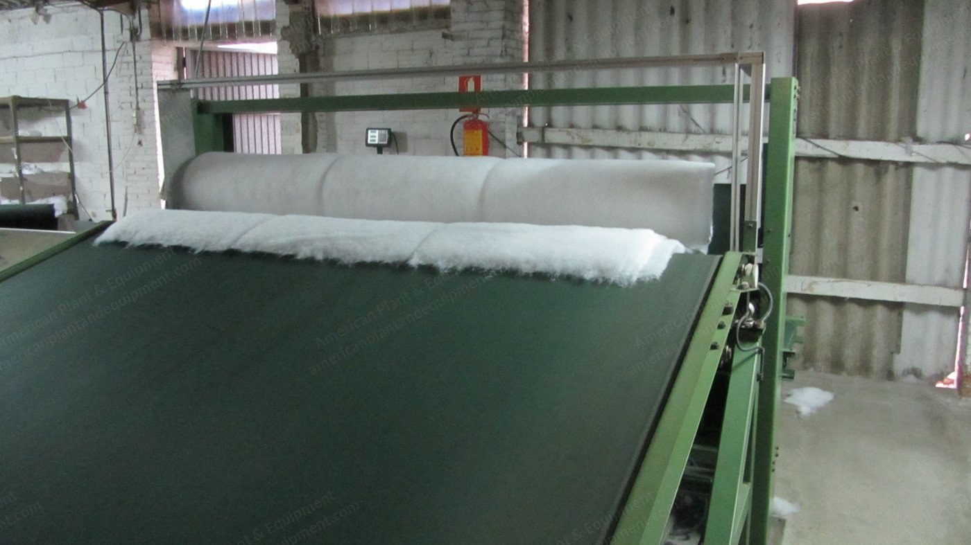 Sercomatex, Pillow Production Line, Garnetted Pillow, 1500mm Working Width