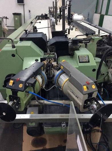 Sulzer, P7150 B390 N 2 EP RR D1, 2000 to 2002, 390cm Working Width, Cam Motion, Double R Version for Heavier Fabrics