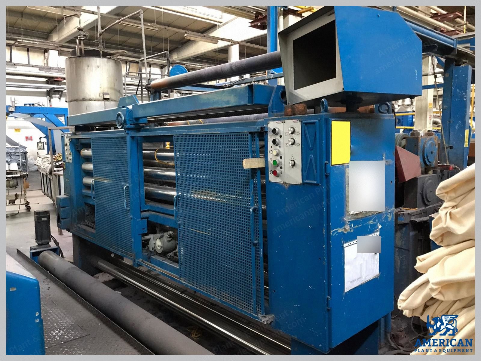 Bruckner Stenter, 2400mm Working Width, 6 Chambers, Gas Heated, 2004