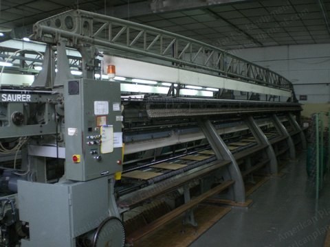 Saurer, 4040 HP / Unica / 1040 Pentamat, 1998, Complete Embroidery Factory