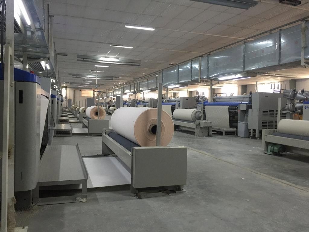 Complete Denim Plant, 2000mm to 2400mm, 2016 to 2018, 100 Toyota Airjet Looms, Jupiter Indigo Slasher Dyeing Range
