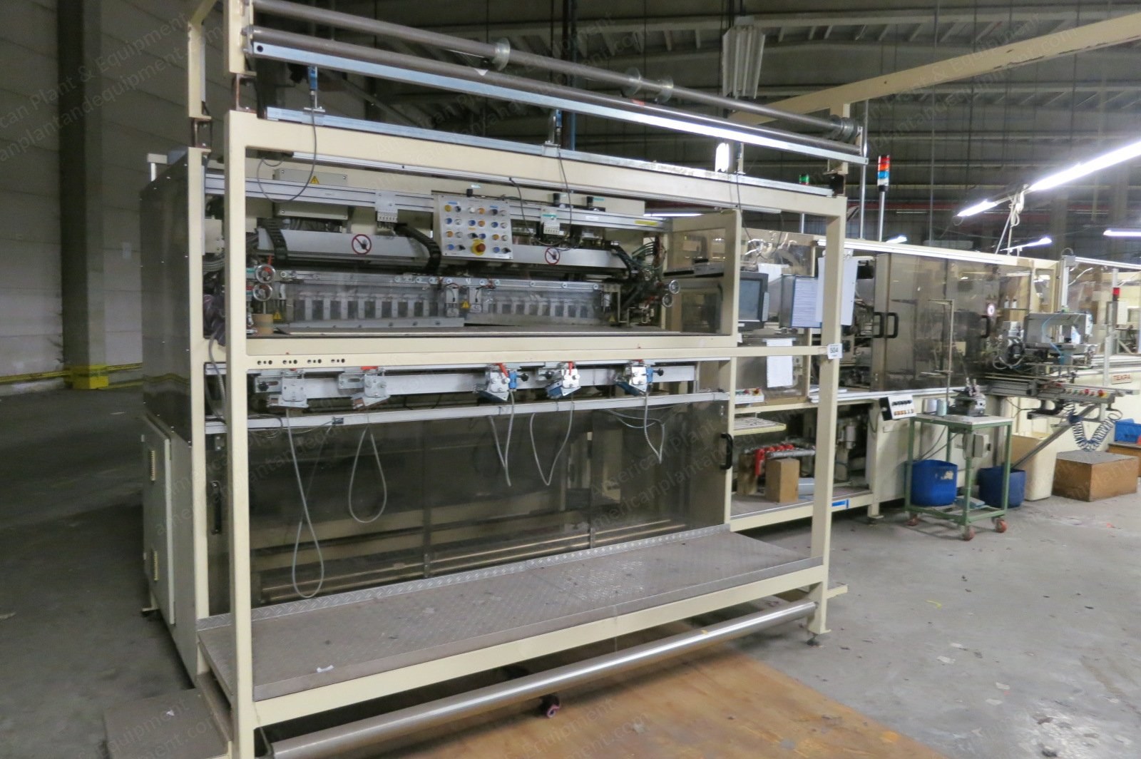 Texpa, QRSN 142-2000/1, 2000, Automatic Short Hemming Installation, for Terry Fabric, 2 Hem Heads, 440V
