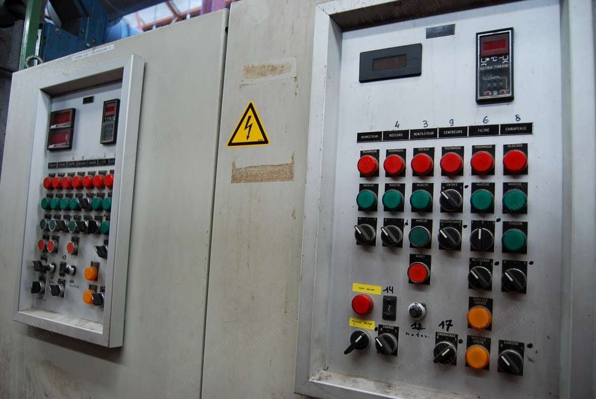 Anglada, Turbang Rotor Tumbler, 1993, 2000mm Working Width, 2 Compartments, Gas Heated