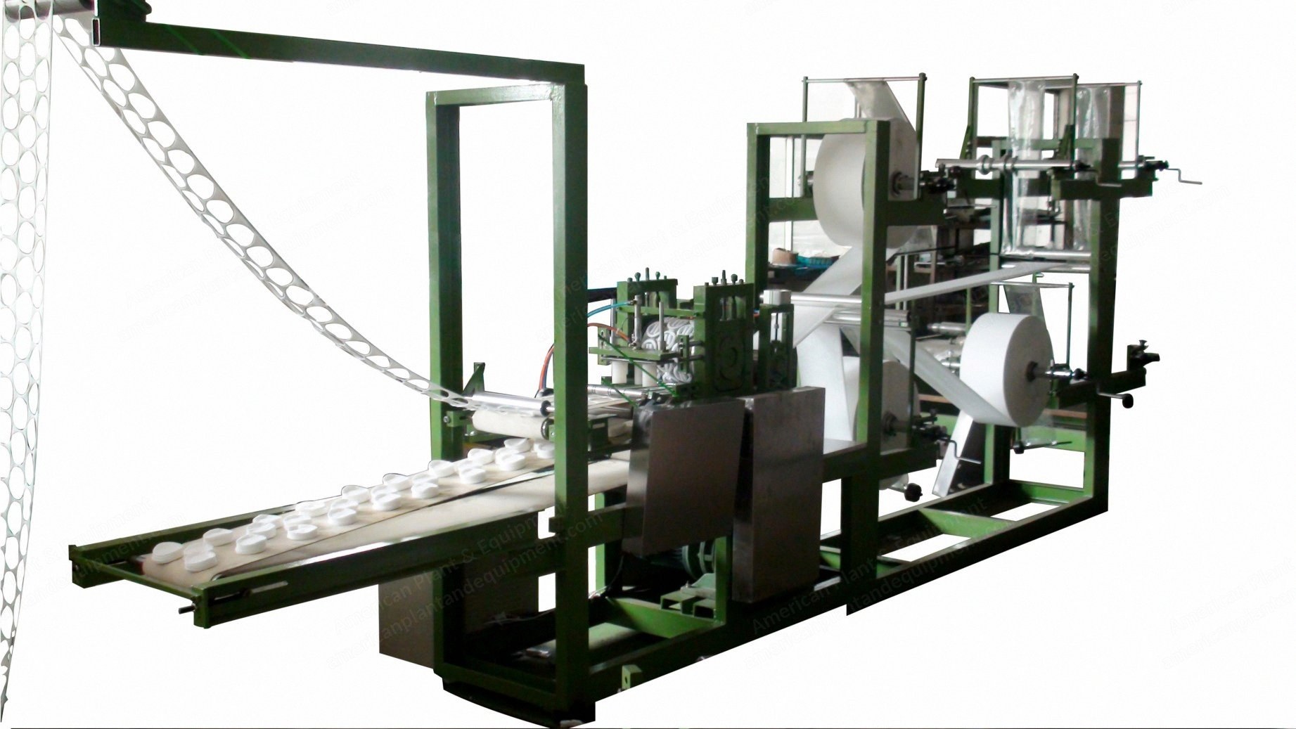 NovaStar, CE133, Round Cotton Pad Making Machine, 300 pcs/min, 95cm Width, PLC Servo Control
