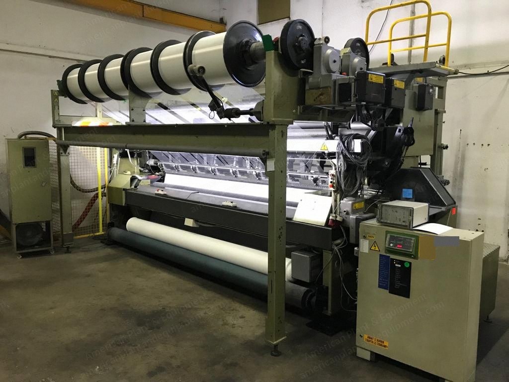 Karl Mayer, MSU, 1985 to 1992, 3 Bars, Width 130" to 170", Weft Insertion Machines