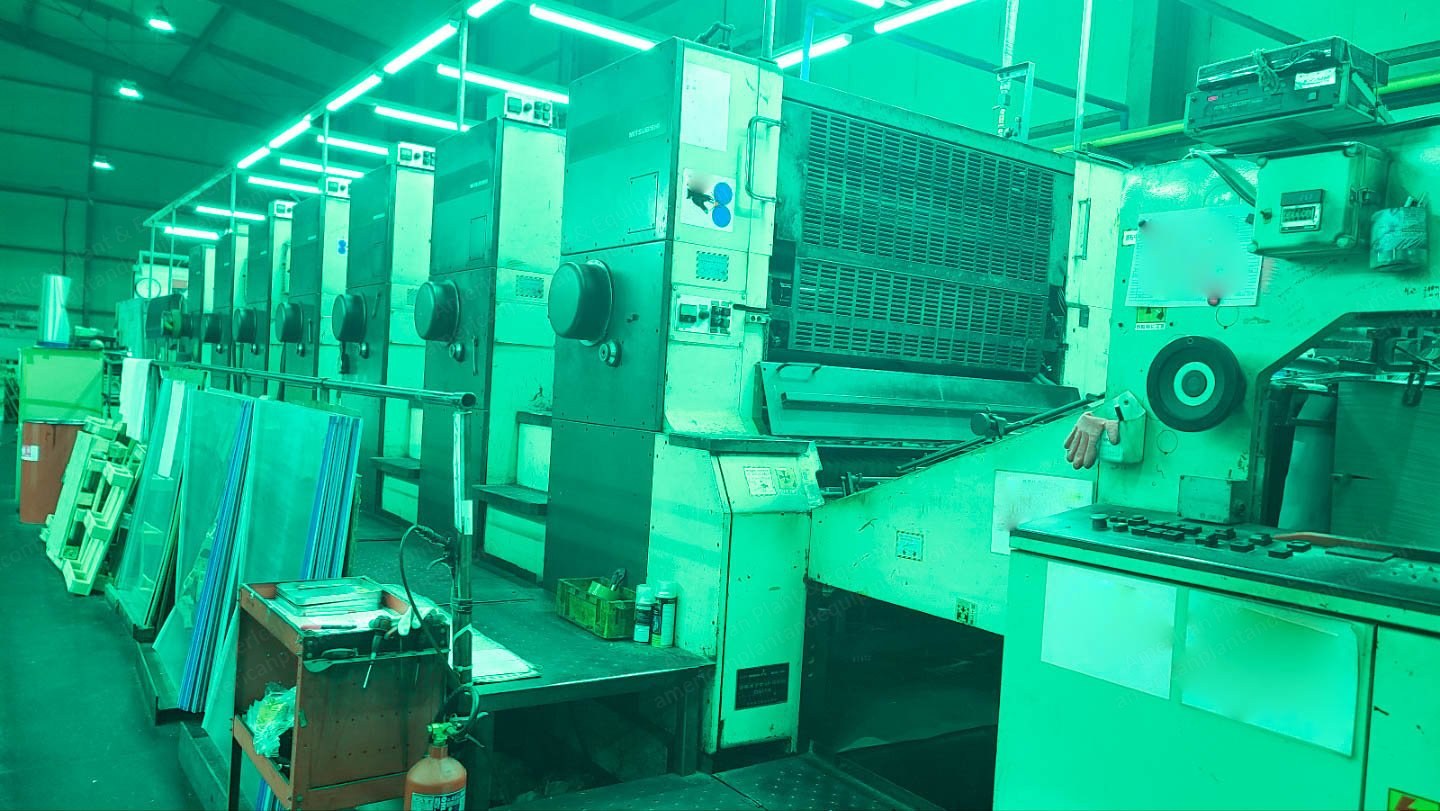 Mitsubishi, 5F-6+LX, 1989, 6 Colors, Coater, IR Dryer
