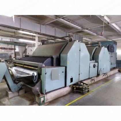 Octir Semi Worsted Carding Machine, 1987, Working Width 2500mm, Production 300kg/h