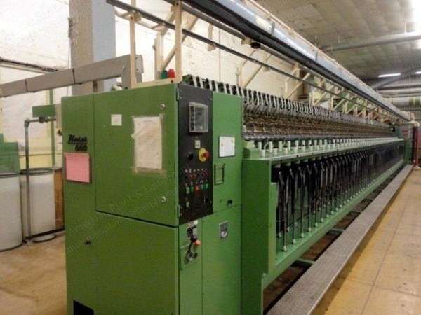 Zinser, 660, 1987, Roving Frame, 120 Spindles, 7x14 Inches Tubes, SKF Draft