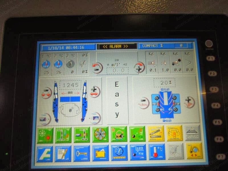 Ferraro, Easy Comptex FV H 1500, 2009, Compacting Machine, 1500mm Working Width, Presteamer, Electrostatic Neutralizer