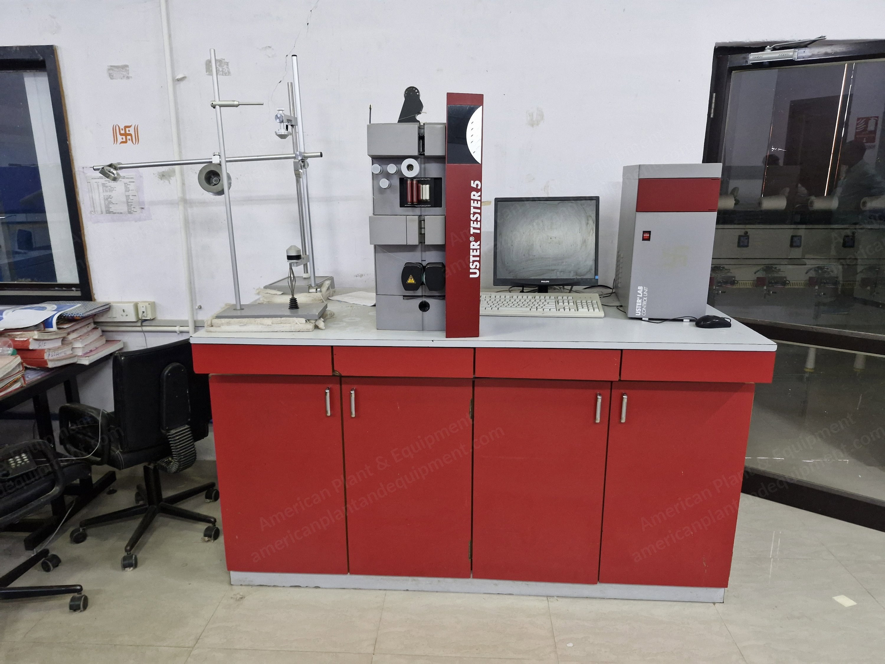 Uster, UT 5, 2014, Lab Testing Machine, with UT5 Control Unit, Sensor FM, Sensor CS, Sensor OH