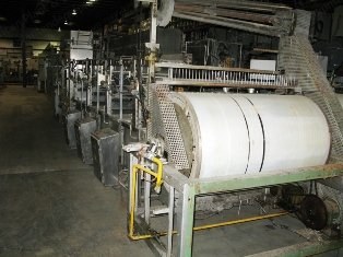 Mageba, Multi-End Dye Line, 1999, 4 End Prefeed, 2 Roll Dye Padder, 50m Steam Chamber, 3 Wash Tanks