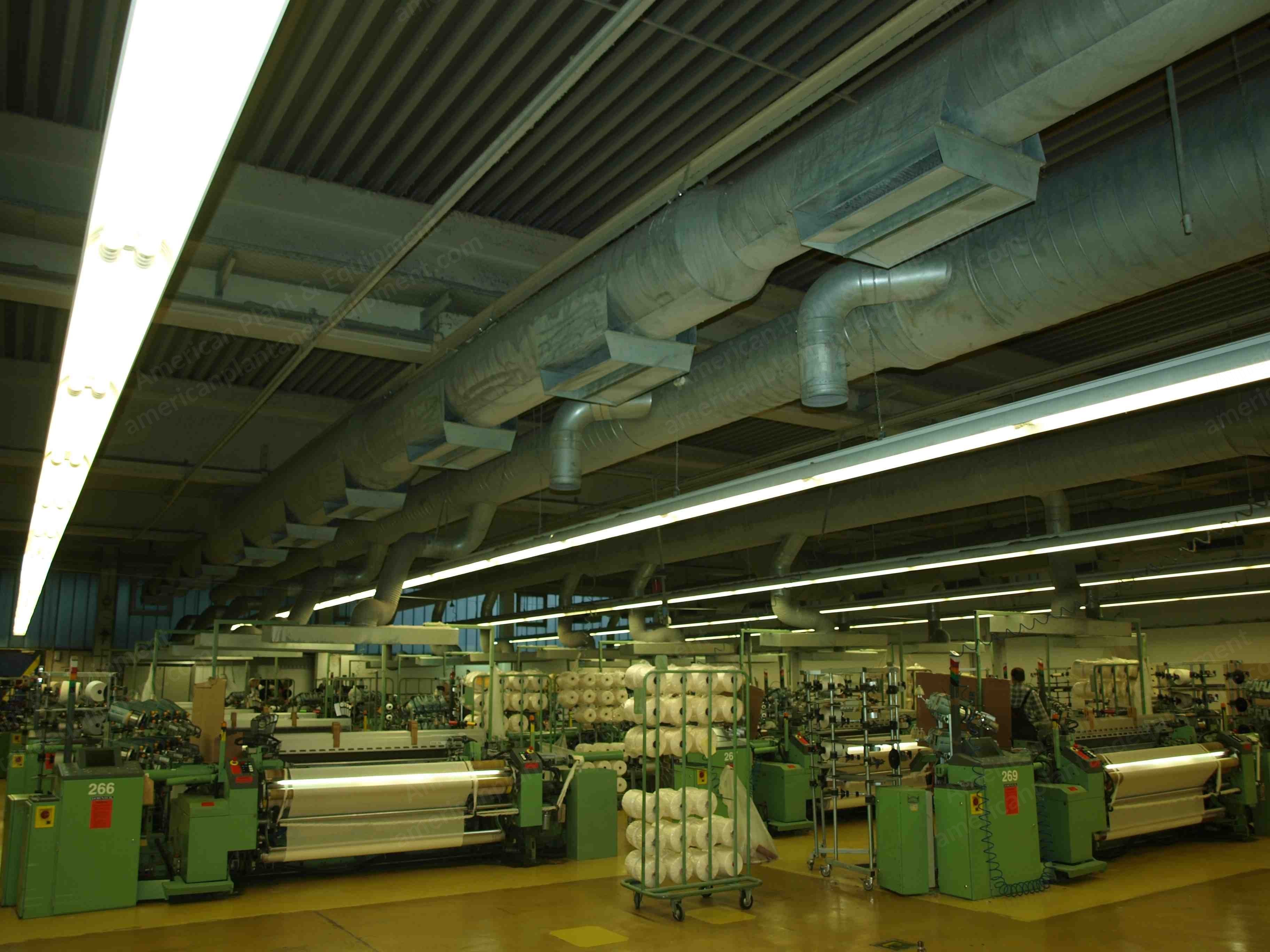 Complete Rapier Weaving Plant, Dornier, Sulzer, Benninger, Karl Mayer, Staubli