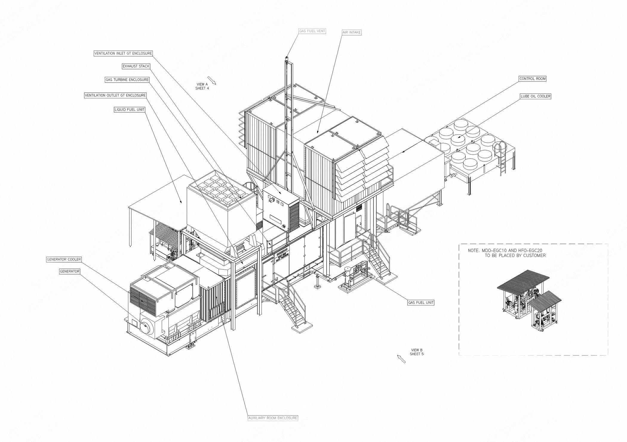 Siemens, SGT-500, 2016, 19 MW, 60 Hz, 13800 V