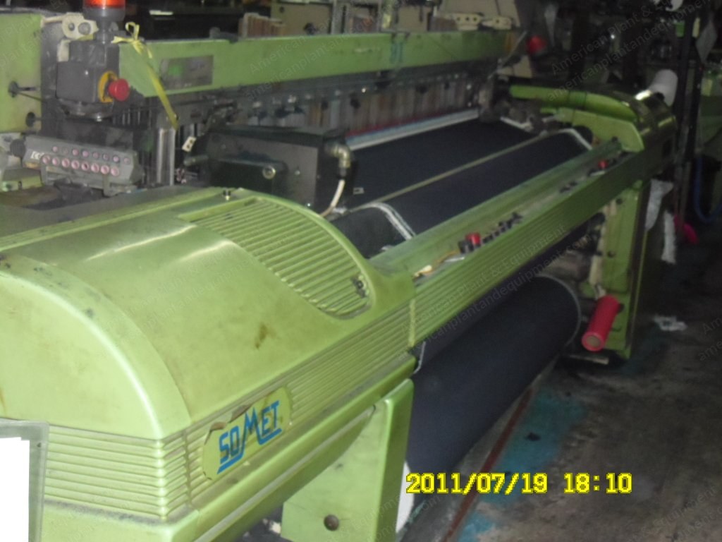Somet, Super Excel, 2001, 2200mm, 2668 E-Dobby, 8 Heald Frames, 2 Weft Feeders