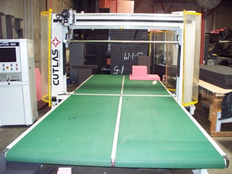 Cutlas, HK-5, 2012, CNC PU Cutting Machine, Bun Size 82x96x50 Inches, 100 in/min