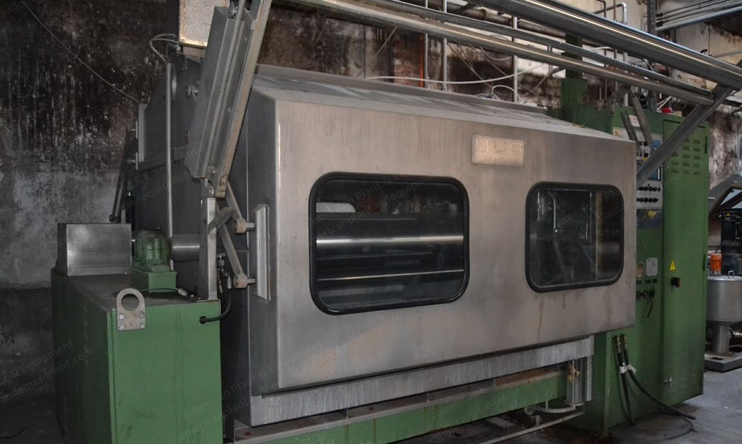 Maxi Hydraulic Jigger, 2000mm Roller Width, 1100mm Diameter, Year 2005
