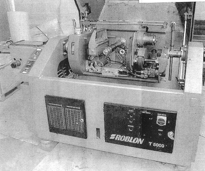 Roblon, T5000, 1991, Twisting Machine, 1 Spindle, Cross Cone Take Up