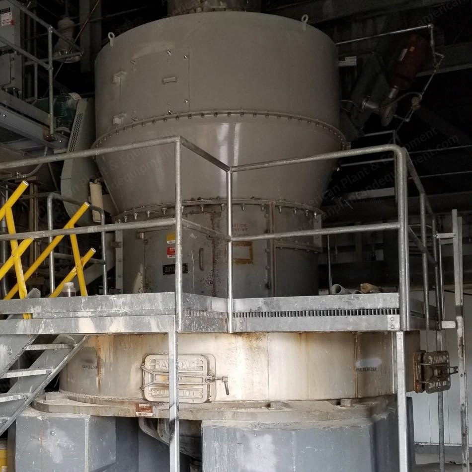 Raymond, 6659, High Side Roller Mill, 200 HP, Double Whizzer Separator