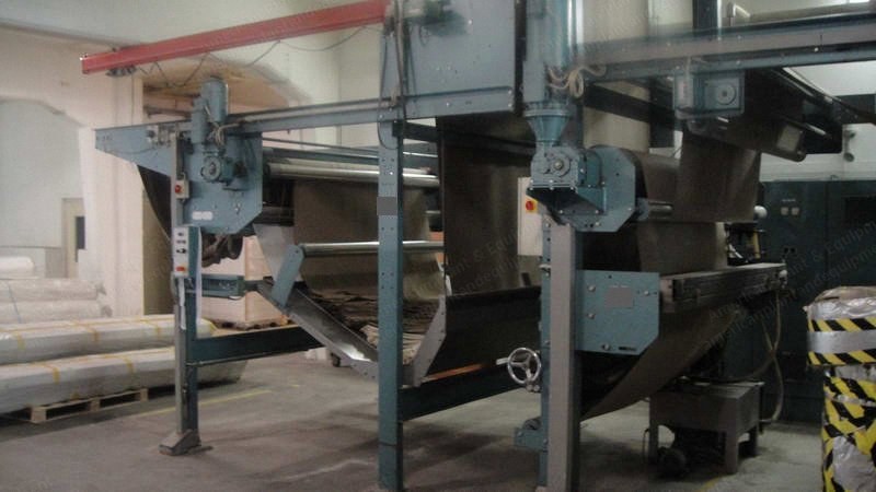 Monforts, FKSG II, 1988, Roller Width 2000mm, Rubber Blanket Width 1870mm, Mahlo Weft Straightener