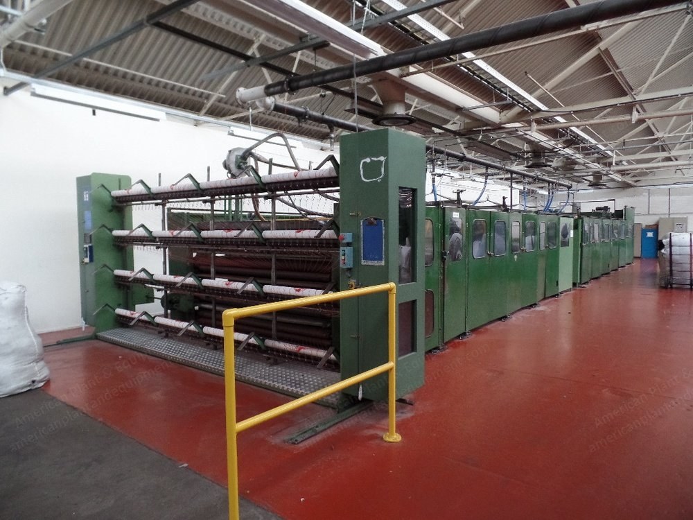 Tatham Woollen Carding Machine, 2013, Double Hopper, TS Microweigh, 176 Ends Creel