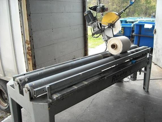 Resta, Roll Cutter, 90" Wide, 9" Motorized Circular Blade